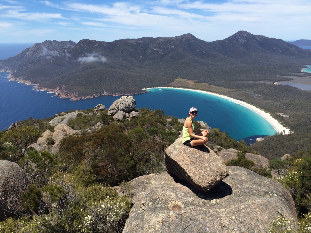 Wineglass Bay taken from Mt Amos, Freycinet National Park