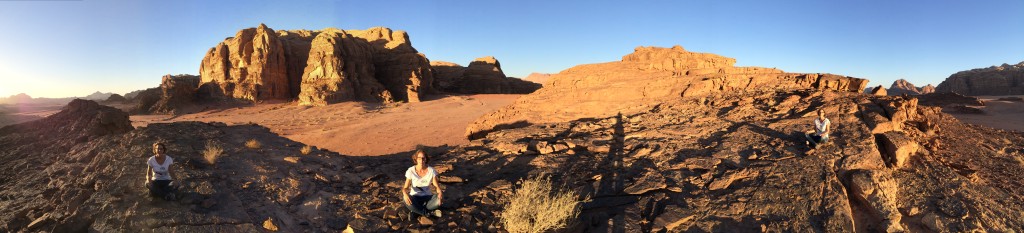 Panoramas at sunset