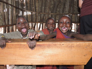 School children in a Maasai Village