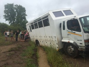 Morrison stuck in the mud