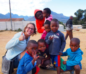 Hanging with the kids in Kayamandi