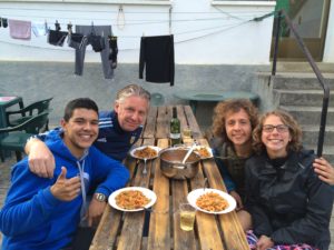 Family Dinner in Larassoaña