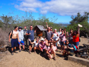 Group Photo at Post office Bay