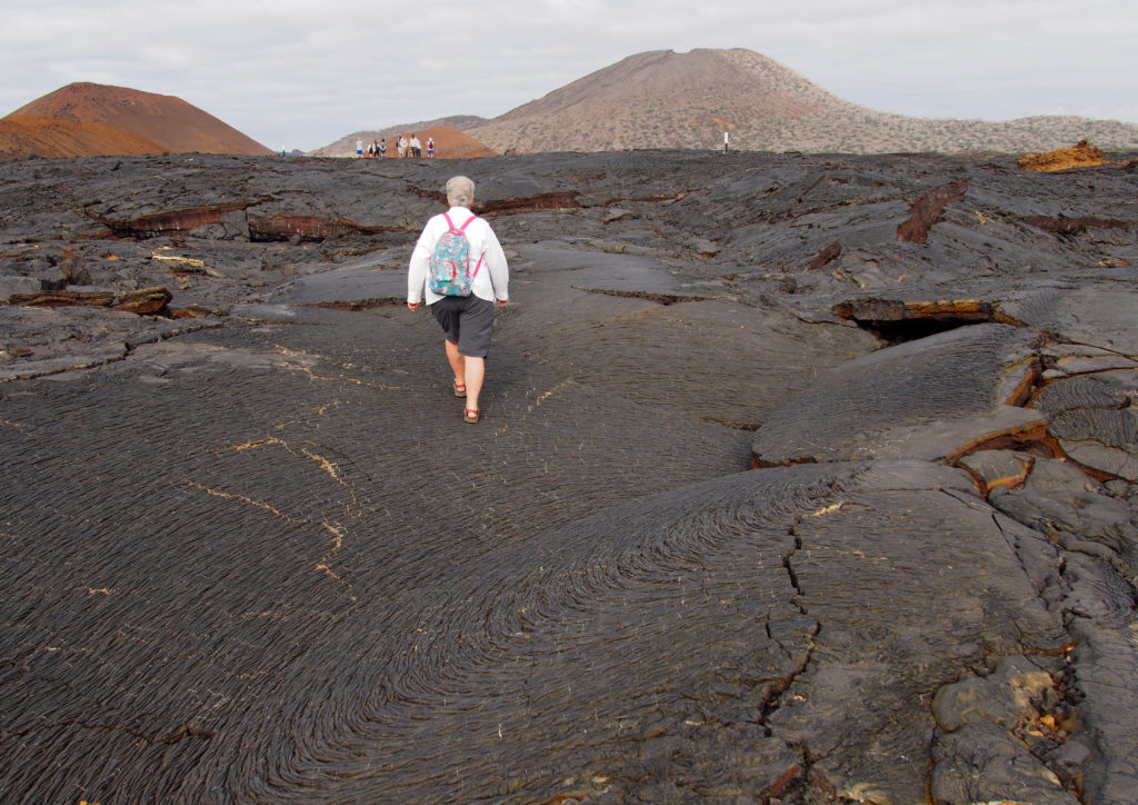 Cooled Lava Flows on Santiago Island