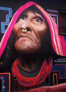 Indigenous Lady Street Art