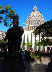 Botero Sculpture and Belgian designed Church