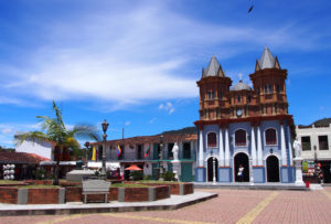 Colourful Church in the Peñol Replica Township