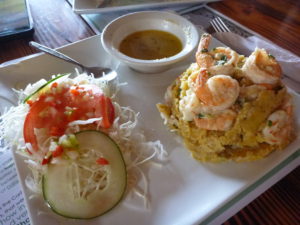 Mofongo con Camarones