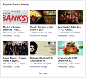 facebook events screenshot